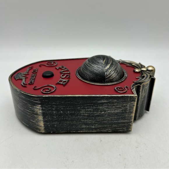 Gemmy Halloween Animatronic Eyeball Doorbell w/ Light & Sounds Multiple Phrases - Picture 8 of 11